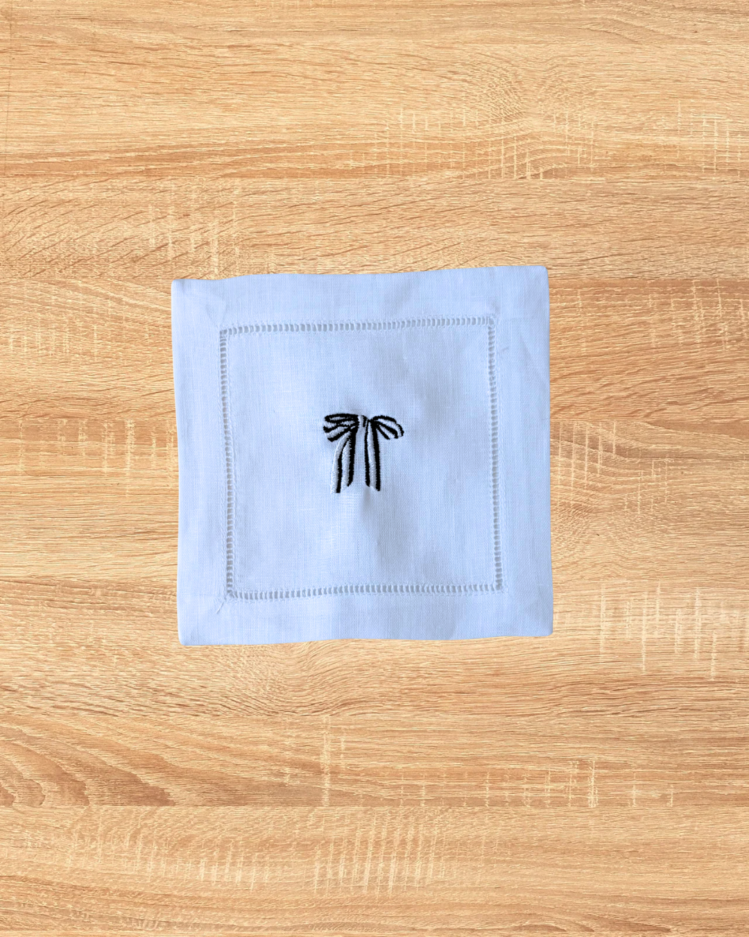 Bow Cocktail Napkins - set of 4