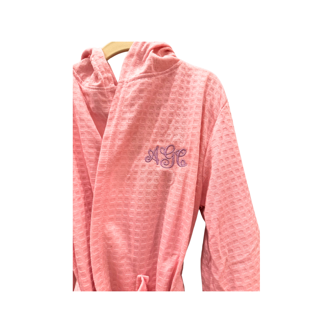 Kids waffle robe