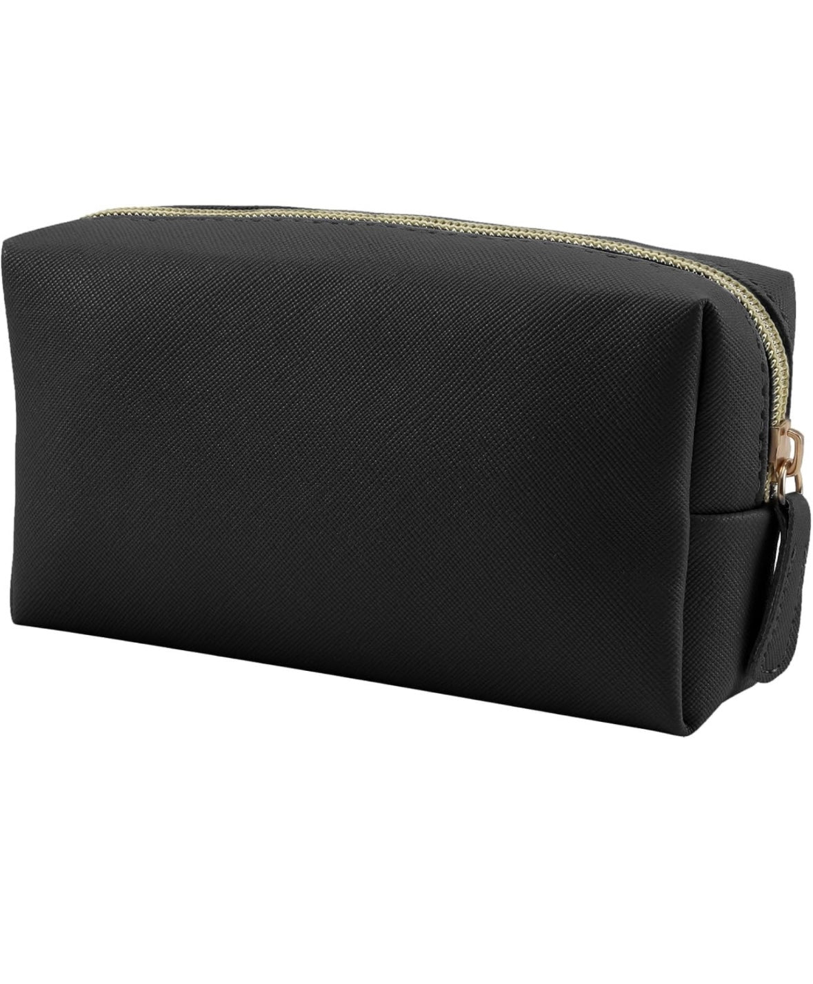 Zippered makeup pouch