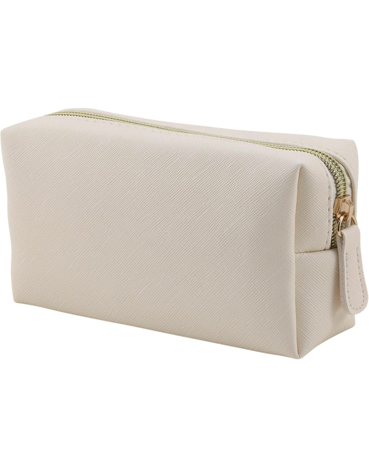 Zippered makeup pouch