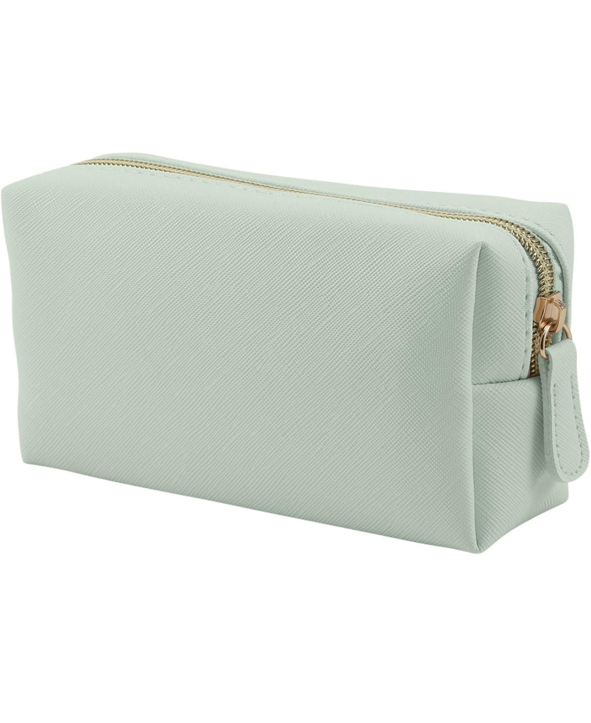 Zippered makeup pouch